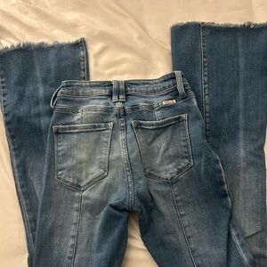 KanCan Distressed Blue Flare Jeans